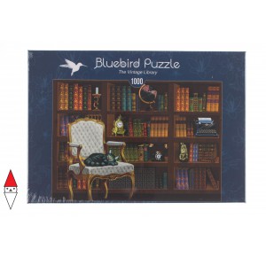 BLUEBIRD, , , PUZZLE OGGETTI BLUEBIRD LIBRERIA THE VINTAGE LIBRARY 1000 PZ