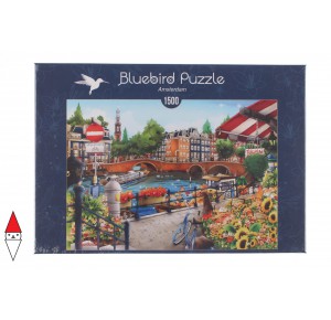 BLUEBIRD, , , PUZZLE PAESAGGI BLUEBIRD CITTA AMSTERDAM 1500 PZ