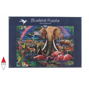 , , , PUZZLE ANIMALI BLUEBIRD ANIMALI VARI AFRICAN SAVANNAH 1500 PZ