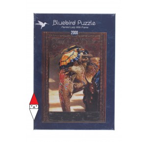 , , , PUZZLE ANIMALI BLUEBIRD ELEFANTI PAINTED LADY WITH FRAME 2000 PZ