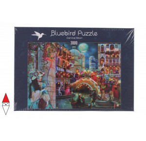 , , , PUZZLE TEMATICO BLUEBIRD CARNEVALE CARNIVAL MOON VENEZIA 3000 PZ