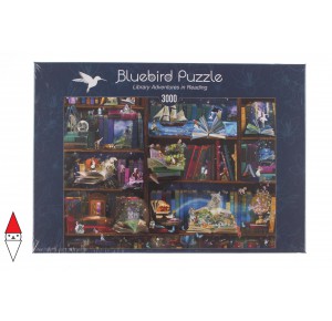 BLUEBIRD, , , PUZZLE OGGETTI BLUEBIRD LIBRERIA LIBRARY ADVENTURES IN READING 3000 PZ