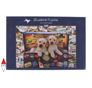 , , , PUZZLE ANIMALI BLUEBIRD CANI TWO TRAVEL PUPPIES 1000 PZ