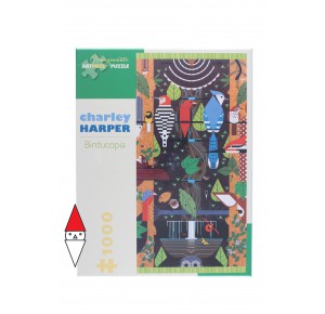 , , , PUZZLE GRAFICA POMEGRANATE UCCELLI CHARLEY HARPER - BIRDUCOPIA 1000 PZ