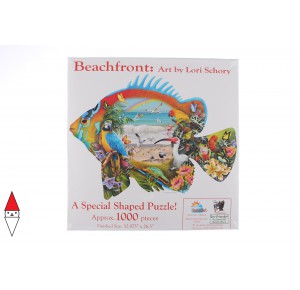 , , , PUZZLE SAGOMATO SUNSOUT PESCI LORI SCHORY - BEACHFRONT 1000 PZ