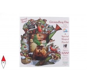 SUNSOUT, , , PUZZLE SAGOMATO SUNSOUT MARMOTTE LORI SCHORY - GROUNDHOG DAY 1000 PZ