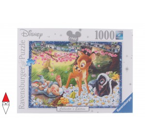 , , , PUZZLE DISNEY RAVENSBURGER CARTONI ANIMATI CLASSICS BAMBI 1000 PZ