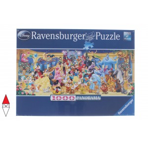 , , , PUZZLE DISNEY RAVENSBURGER FUMETTI PANORAMA 1000 PZ