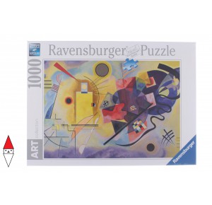 RAVENSBURGER, , , PUZZLE ARTE RAVENSBURGER KANDINSKY YELLOW, RED, BLUE 1000 PZ