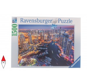 , , , PUZZLE PAESAGGI RAVENSBURGER CITTA DUBAI NEL GOLFO PERSICO 1500 PZ