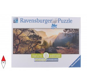 , , , PUZZLE PAESAGGI RAVENSBURGER MONTAGNA IL PARCO YOSEMITE PANORAMA 1000 PZ