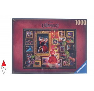 RAVENSBURGER, , , PUZZLE DISNEY RAVENSBURGER CARTONI ANIMATI VILLAINOUS QUEEN OF HEARTS 1000 PZ