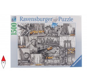, , , PUZZLE PAESAGGI RAVENSBURGER CITTA MACCHIE DI COLORE A NEW YORK 1500 PZ