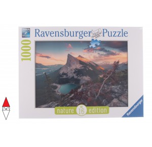 RAVENSBURGER, , , PUZZLE PAESAGGI RAVENSBURGER MONTAGNA TRAMONTO IN MONTAGNA 1000 PZ