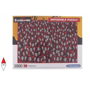 , , , PUZZLE TEMATICO CLEMENTONI FILM IMPOSSIBILE LA CASA DI CARTA 1000 PZ