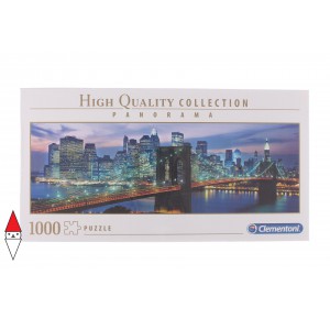 CLEMENTONI, , , PUZZLE PAESAGGI CLEMENTONI PANORAMA BROOKLIN BRIDGE NEW YORK 1000 PZ