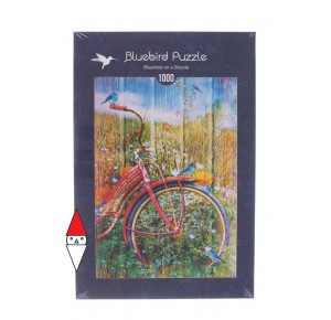 BLUEBIRD, , , PUZZLE TEMATICO BLUEBIRD BICICLETTE BLUEBIRDS ON A BICYCLE 1000 PZ