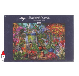 BLUEBIRD, , , PUZZLE TEMATICO BLUEBIRD GIARDINI TROPICAL GREEN HOUSE 1000 PZ