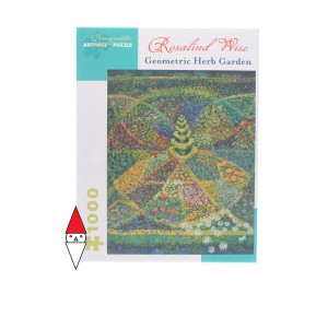 , , , PUZZLE ARTE POMEGRANATE ROSALIND WISE GEOMETRIC HERB GARDEN 1000 PZ