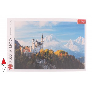 , , , PUZZLE PAESAGGI TREFL CASTELLI E PALAZZI NEUSCHWANSTEIN 1500 PZ