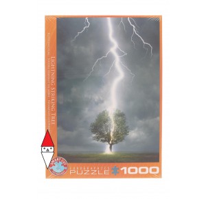 , , , PUZZLE PAESAGGI EUROGRAPHICS ALBERI FULMINE CHE COLPISCE UN ALBERO 1000 PZ