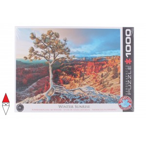 , , , PUZZLE PAESAGGI EUROGRAPHICS ALBERI ALBA INVERNALE 1000 PZ