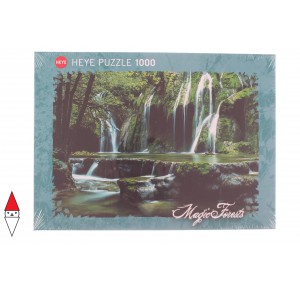 , , , PUZZLE PAESAGGI HEYE FIUMI E CASCATE MAGIC FORESTS CASCADES 1000 PZ