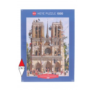 , , , PUZZLE GRAFICA HEYE FUMETTI LOUP VIVE NOTRE DAME 1000 PZ