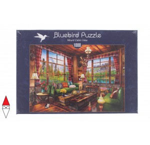 , , , PUZZLE TEMATICO BLUEBIRD INTERNI MOUNT CABIN VIEW 1000 PZ