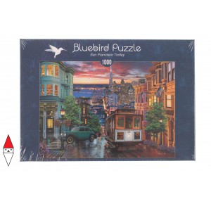 , , , PUZZLE PAESAGGI BLUEBIRD CITTA SAN FRANCISCO TROLLEY 1000 PZ