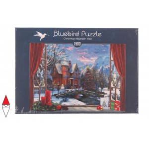 , , , PUZZLE TEMATICO BLUEBIRD NATALE CHRISTMAS MOUNTAIN VIEW 1500 PZ