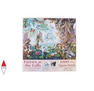 , , , PUZZLE GRAFICA SUNSOUT FANTASY ADRIAN CHESTERMAN - FAIRIES AT THE FALLS 1000 PZ