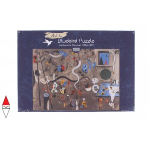 BLUEBIRD, , , PUZZLE ARTE BLUEBIRD PITTURA 1900 J.MIRO THE HARLEQUIN S CARNIVAL 1000 PZ