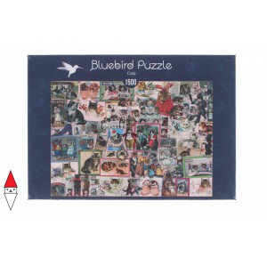 BLUEBIRD, , , PUZZLE ANIMALI BLUEBIRD GATTI CATS 1500 PZ