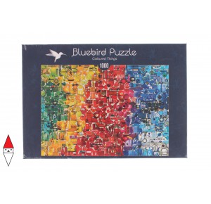 BLUEBIRD, , , PUZZLE OGGETTI BLUEBIRD COLORI COLOURED THINGS 1000 PZ