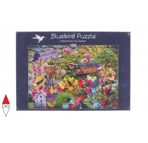 , , , PUZZLE TEMATICO BLUEBIRD FIORI E GIARDINI WELCOME TO OUR GARDEN 1000 PZ