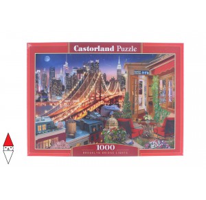 , , , PUZZLE PAESAGGI CASTORLAND CITTA BROOKLYN BRIDGE LIGHTS 1000 PZ