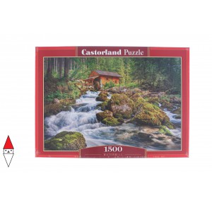 , , , PUZZLE PAESAGGI CASTORLAND FIUMI E CASCATE WATERMILL 1500 PZ