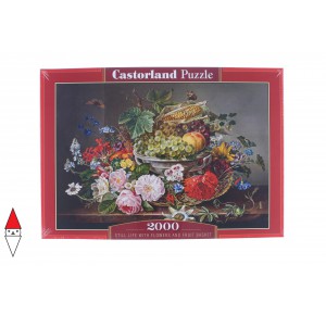 , , , PUZZLE TEMATICO CASTORLAND STILL LIFE WITH FLOWERS AND FRUIT BASKET 2000 PZ