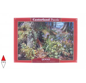 CASTORLAND, , , PUZZLE PAESAGGI CASTORLAND FIORI E GIARDINI FROM RUSLAND WOODS 2000 PZ