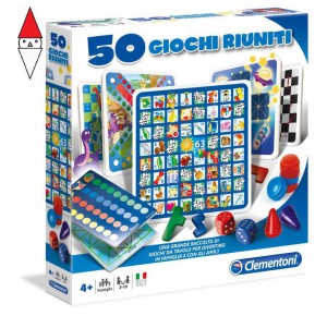 CLEMENTONI, , , GIOCO DA TAVOLO CLEMENTONI 50 GIOCHI RIUNITI