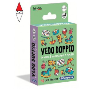 CLEMENTONI, , , CARTE DA GIOCO CLEMENTONI CARTE VEDO DOPPIO