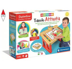 CLEMENTONI, , , GIOCO EDUCATIVO CLEMENTONI MONTESSORI TAVOLO ATTIVITA