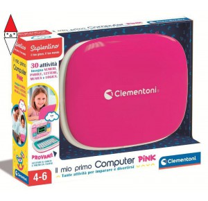 CLEMENTONI, , , GIOCO EDUCATIVO CLEMENTONI IL MIO PRIMO LAPTOP 4+ PINK