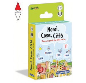 CLEMENTONI, , , CARTE DA GIOCO CLEMENTONI CARTE NOMI COSE CITTA