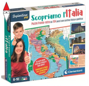 CLEMENTONI, , , GIOCO EDUCATIVO CLEMENTONI SCOPRIAMO L ITALIA