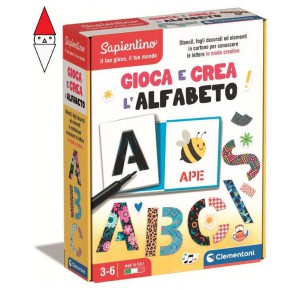 CLEMENTONI, , , GIOCO EDUCATIVO CLEMENTONI GIOCA E CREA : L ALFABETO