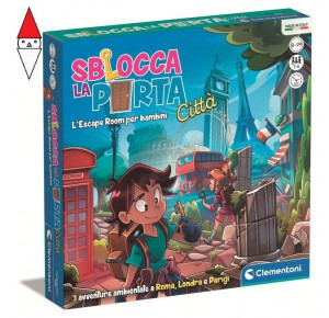 CLEMENTONI, , , GIOCO DA TAVOLO CLEMENTONI SBLOCCA LA PORTA CITTA