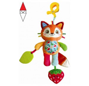 CLEMENTONI, , , PRIMA INFANZIA CLEMENTONI TRAVEL PLUSH WITH CLAMP FOX