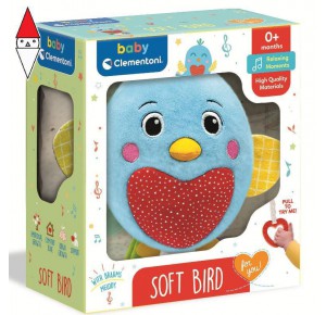 CLEMENTONI, , , PRIMA INFANZIA CLEMENTONI SOFT BIRD MUSICAL PLUSH